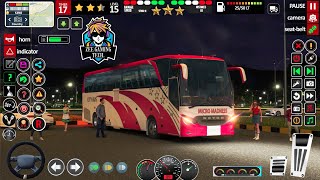 City Coach Bus Driving Games | US Coach Bus Simulator 2023| US Coach  Bus Simulator Indonesia 3D