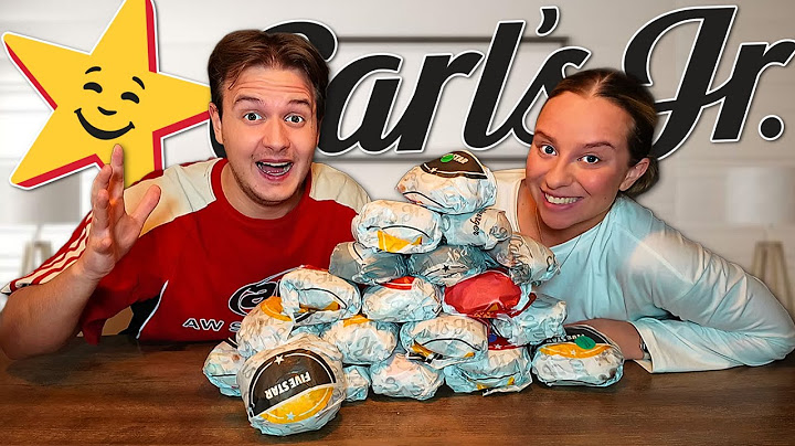 Køber ALLE BURGERE på Carl's Jr.