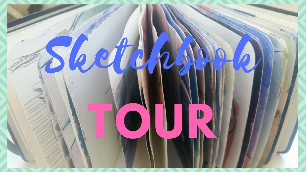A6 watercolour Moleskine SKETCHBOOK TOUR YouTube