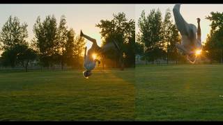 Backflip Front and Side View Reference- Animation Reference Videos