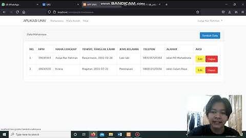 Demo CRUD Aplikasi Univ   Pemrograman Web