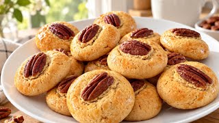 You Can’t Stop at One! These Soft Nut Cookies Melt in Your Mouth! 🤎