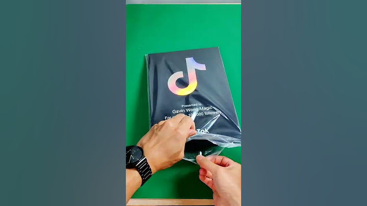Unboxing my 100K FOLLOWERS Tiktok plaque! #asmr