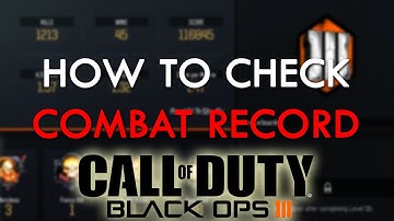 Black Ops 3: How to check your combat record and Leaderboards