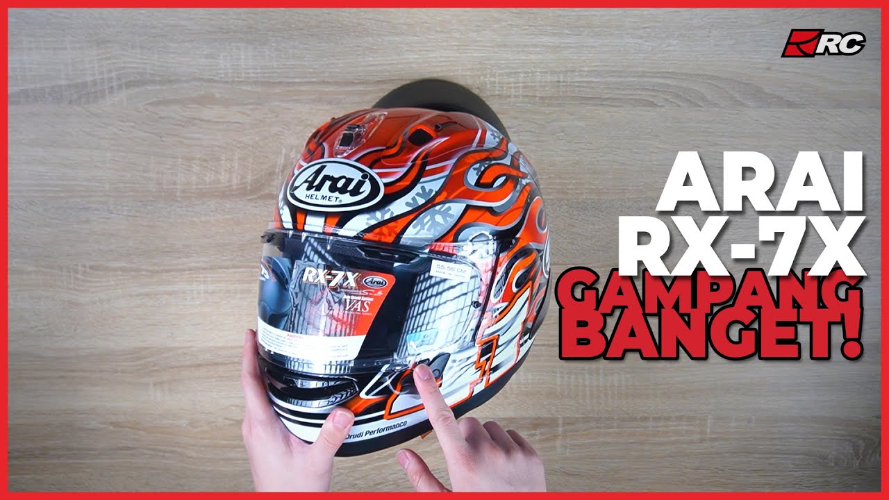 Busa Rx7x Shell Cara Mudah Lepas Pasang Visor Dan Busa / Inner Pad Helm ARAI RX7X - # ...