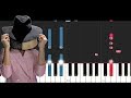 Sia - Snowman (Piano Tutorial)