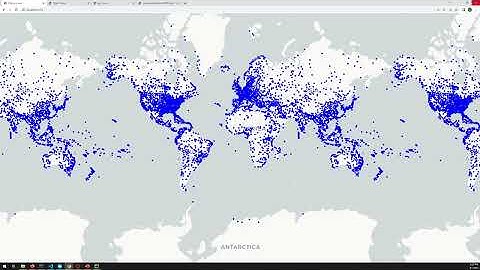 Creating a web mapping application - Flask and Maplibre (#4)