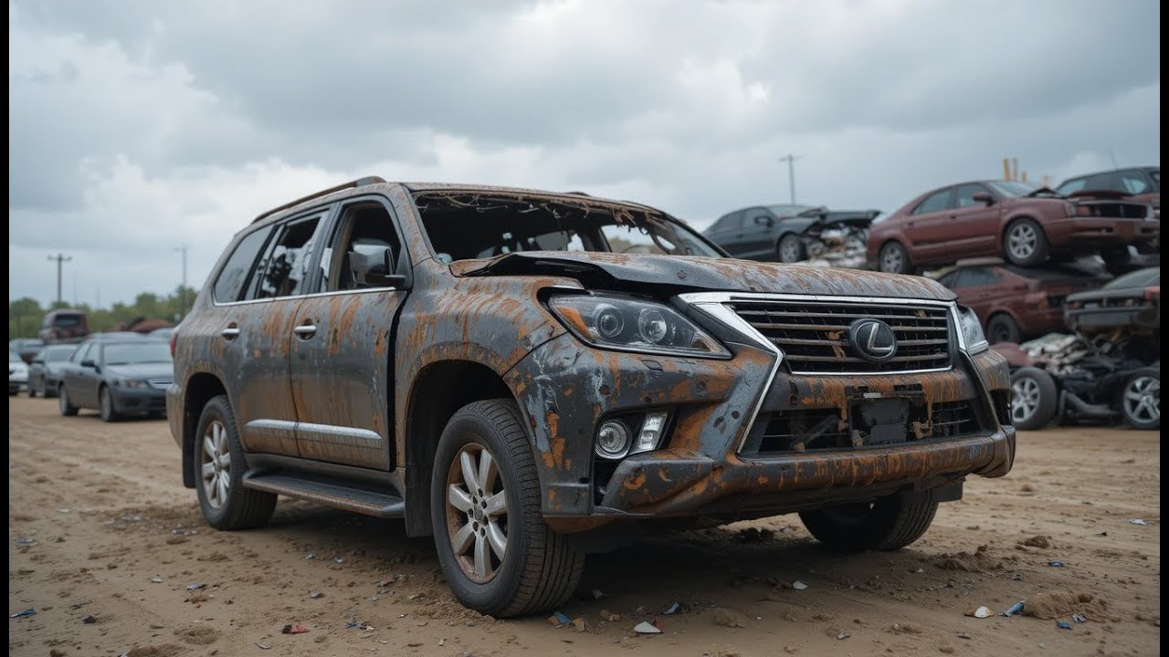 Lexus LX570 Revived From Scrap
