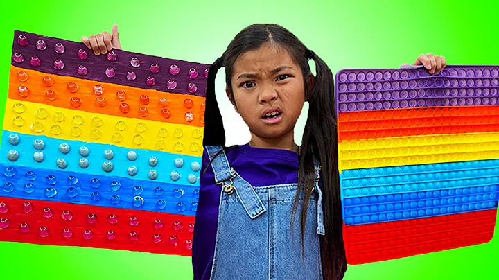 Emma and Jannie Play with Magic Pop It | Kids Play...