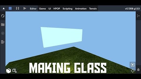 How to make glass | ITsMagic engine | HiPer DEV