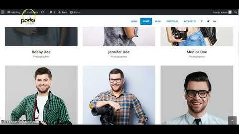 Porto WordPress Porto WordPress (Member Archive Page Setting/Customize)