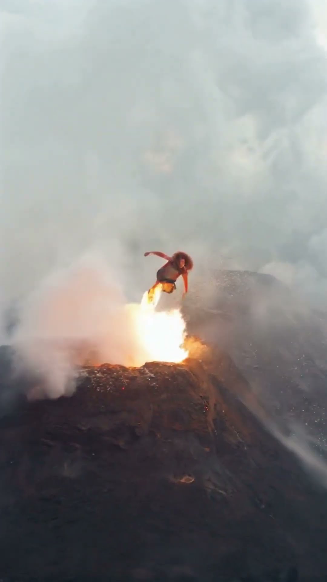 LAVA Jetpack at a Volcano!