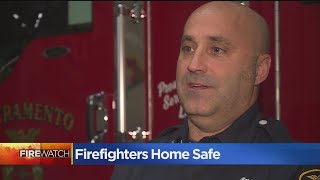 Firefighters Return Home After Fighting California's Most Devastating Fire