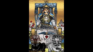 🚀Tarot the Chariot Card UPRIGHT meaning - love, career, money, feelings, health 🚀 Tarot Key 7