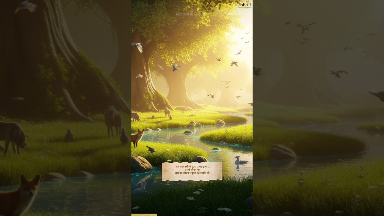 John 1, The Word Became Flesh. 