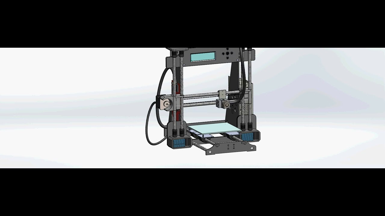 3D printer prusa DIY SOLIDWORKS BY PRITOM - YouTube
