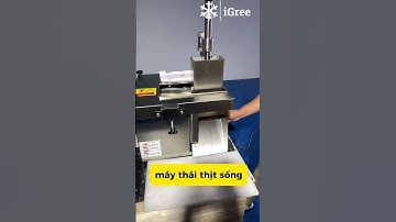 🔪 Máy thái thịt sống – Cắt lát đều, nhanh, siêu tiết kiệm thời gian!