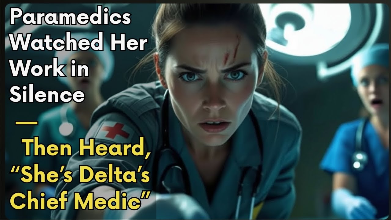 Paramedics Watched Her Work in Silence — Then Heard, “She’s Delta’s Chief Medic”