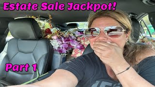 I Found a Hidden Estate Sale Full of Vintage TREASURES! | Crafting Goldmine! (Part 1)