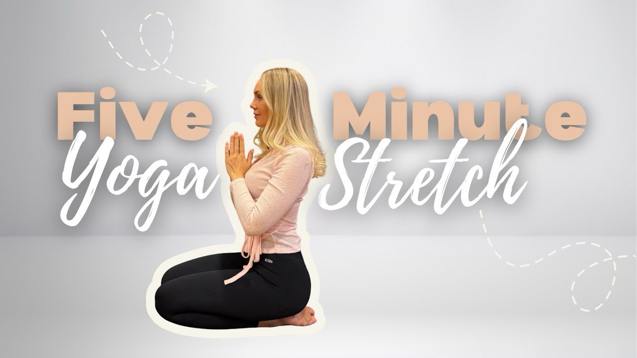 5 Minute Morning Yoga for Beginners | Gentle Full Body Stretch to Start ...