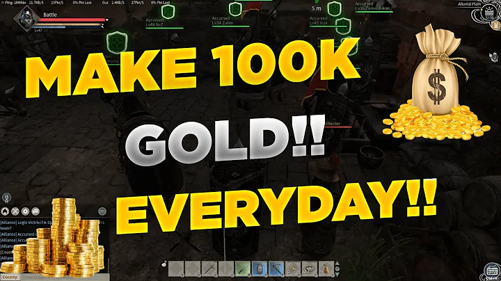 Myth of Empires Easy Gold Making Method (Make at least 100k gold everyday!!) - DayDayNews