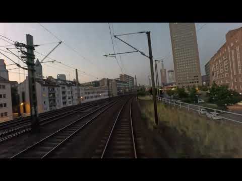 Führerstandsmitfahrt von Frankfurt West nach Lörrach  Frühe Fahrt am Morgen.