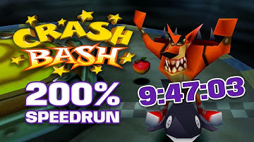 Crash Bash 200% Speedrun - 9:47:03