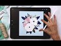 Create a Flat Style Floral Bouquet in Procreate