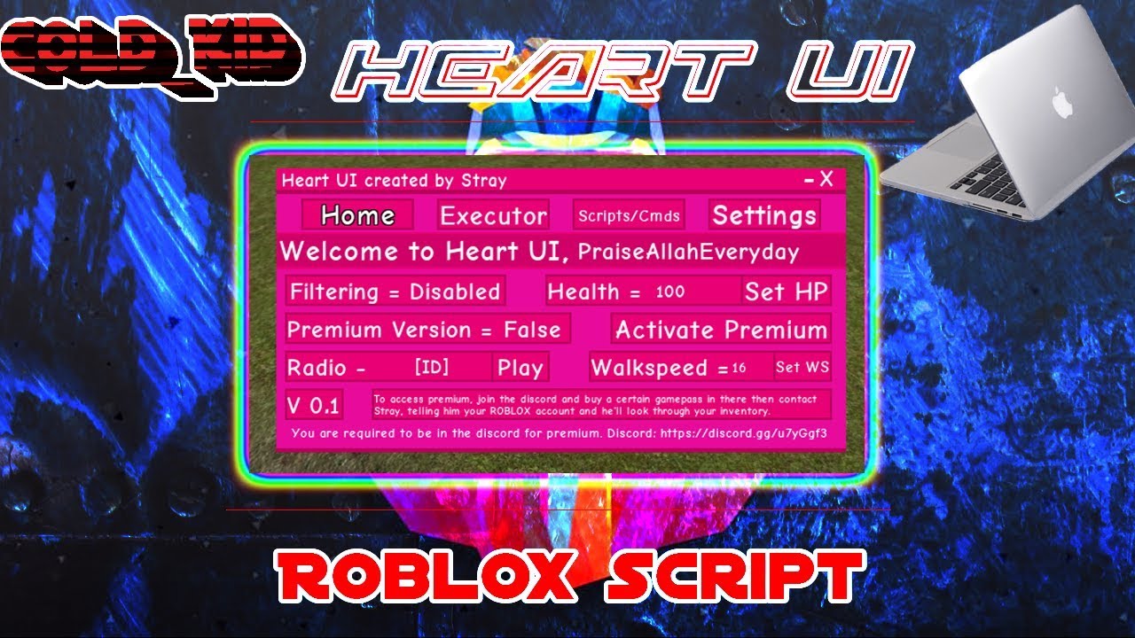 Best Hub Roblox Script Heart Ui V1 1 January 24 2018 Youtube - unpatchable new roblox script hub rainhub working