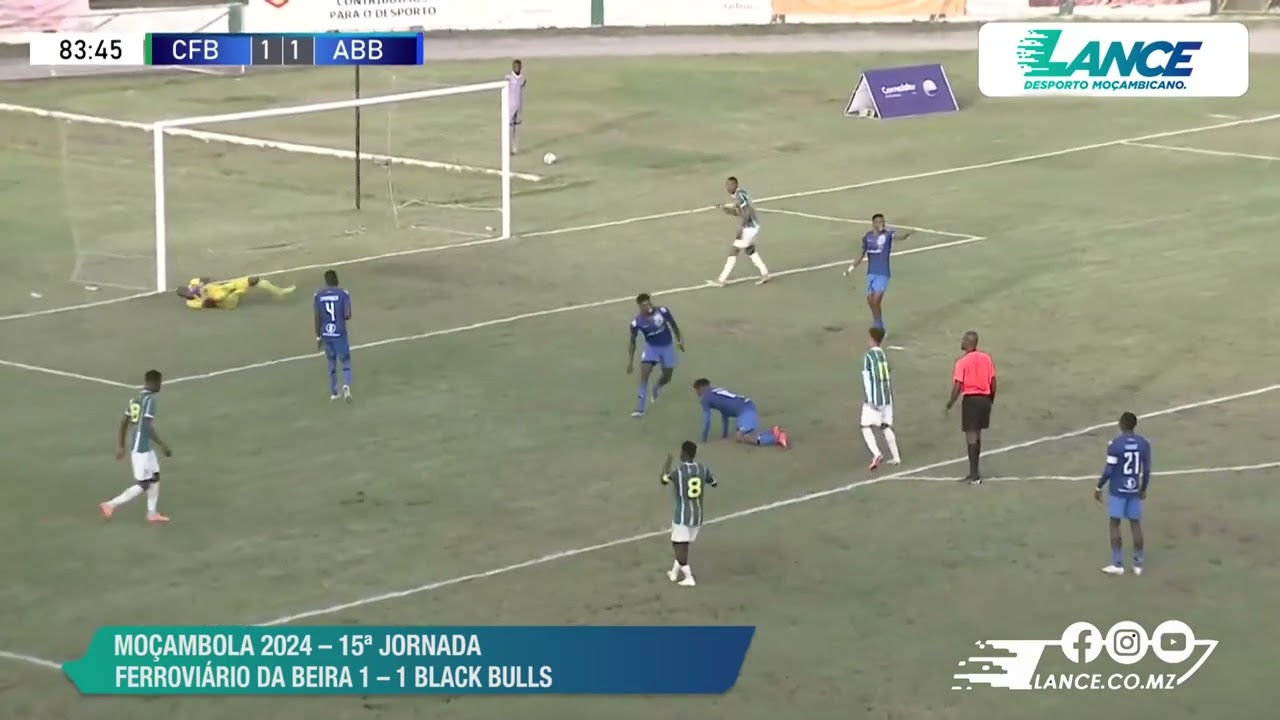 RESUMO MOÇAMBOLA - FERROVIÁRIO DA BEIRA 1-1 BLACK BULLS