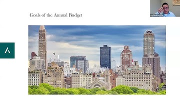 What are the goals of a co-op or condo association annual budget?