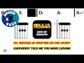 Mike &amp; The Mechanics - Over My Shoulder • Bass &amp; Drums | Scrolling Guitar Chords &amp; Lyrics