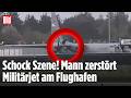 IRLAND: Mann attackiert US-Militärflugzeug – Festnahme am Flughafen