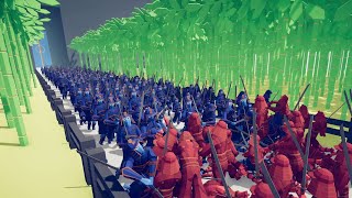 Samurai War and The Forbidden Gate Mini Story TABS Mod Totally Accurate Battle Simulator