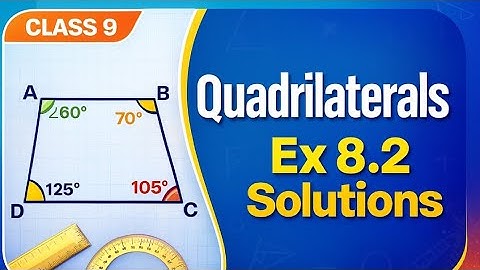 Class 9th maths exercise 8.2 question 1,2.. easy explanation