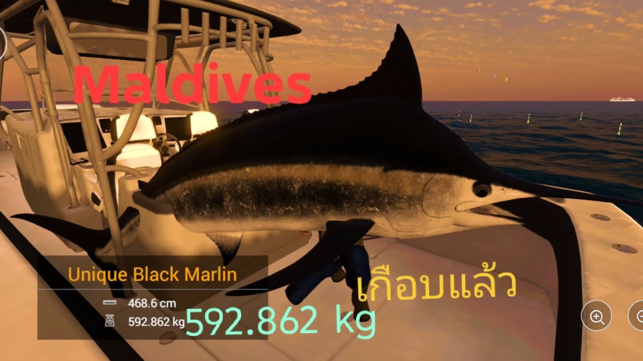 Fishing Planet Mobile Unique Black Marlin 592.863 kg