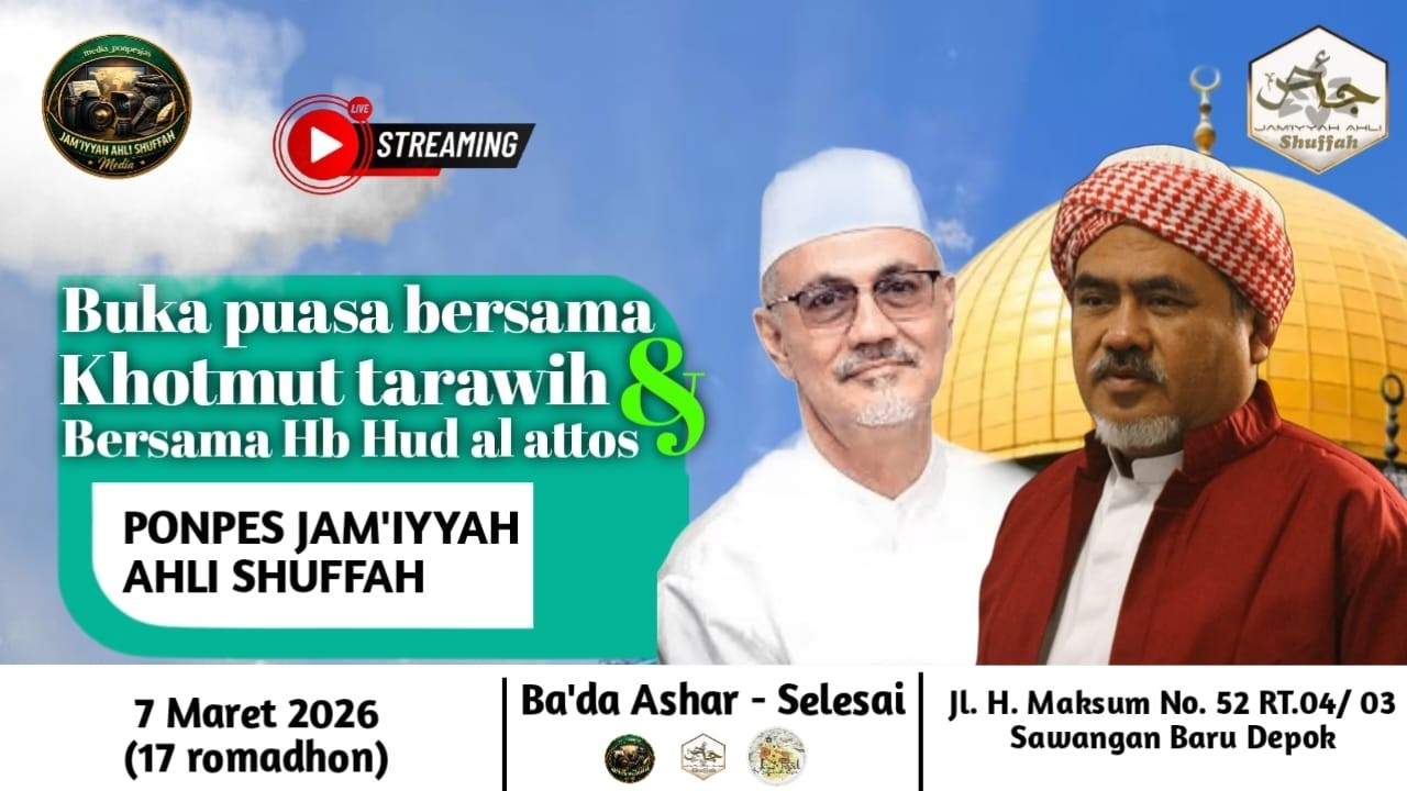 🔴LIVE | KHOTMUT TARAWIH BERSAMA AL HABIB HUD BIN MUHAMMAD BAGIR AL ATTOS | 6 Maret 2026 | PPJAS