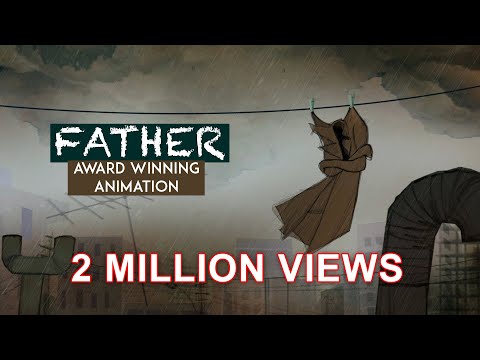 Father - 1 minute Emotional Award Winning Iranian Short Animation Film father's day फादर शॉर्ट फिल्म