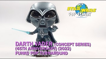 Darth Vader (Concept Series) (45th Anniversary) #524 (2022) - Star Wars Funko Pop Turnaround