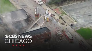 Fire rips through vacant building in Greater Grand Crossing