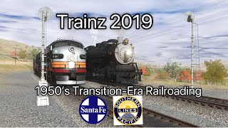 TRS19: 1950’s Transition-Era Railroading in California on the SP, ATSF & WP