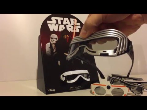 Rare - STAR WARS Force Awakens 2015 Movie Theatre 3D Glasses Display w/ 3D  Glass