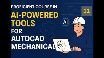 Proficient Course in AI-Powered Tools for AutoCAD Mechanical 11 | New Layouts In Autocad