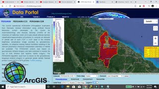 Download Rainfall Data From CHRS Data Portal | Data Curah Hujan | ArcGIS