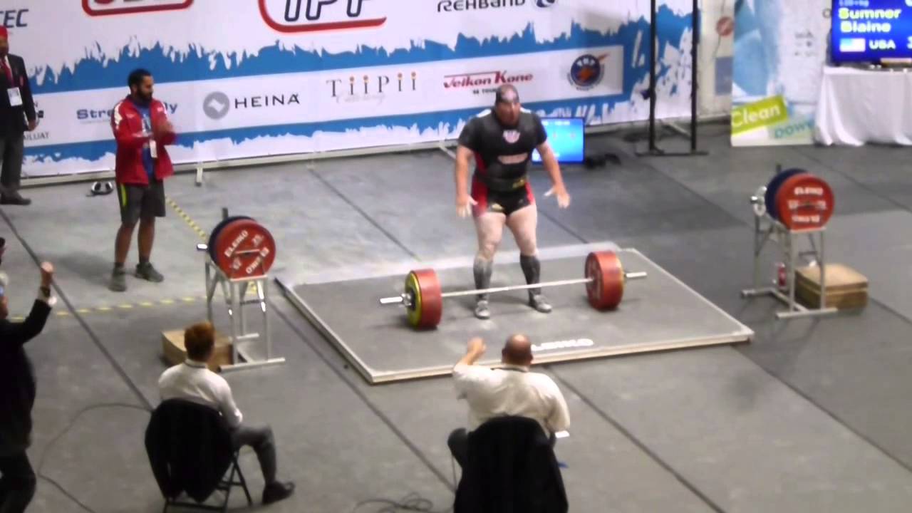 Blaine Sumner, deadlift 360 kg, 793.7 lbs - YouTube