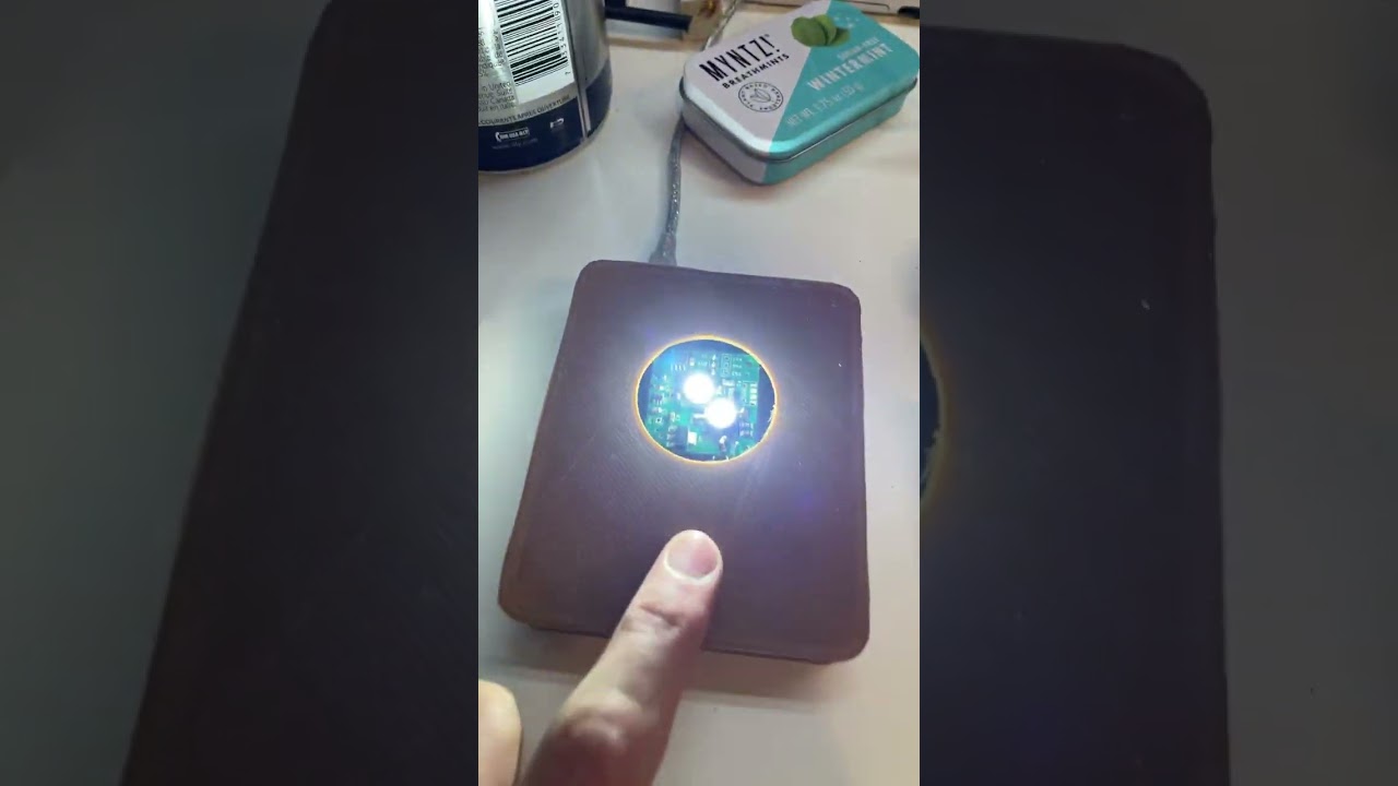 Simple LED touch lamp with custom PCB