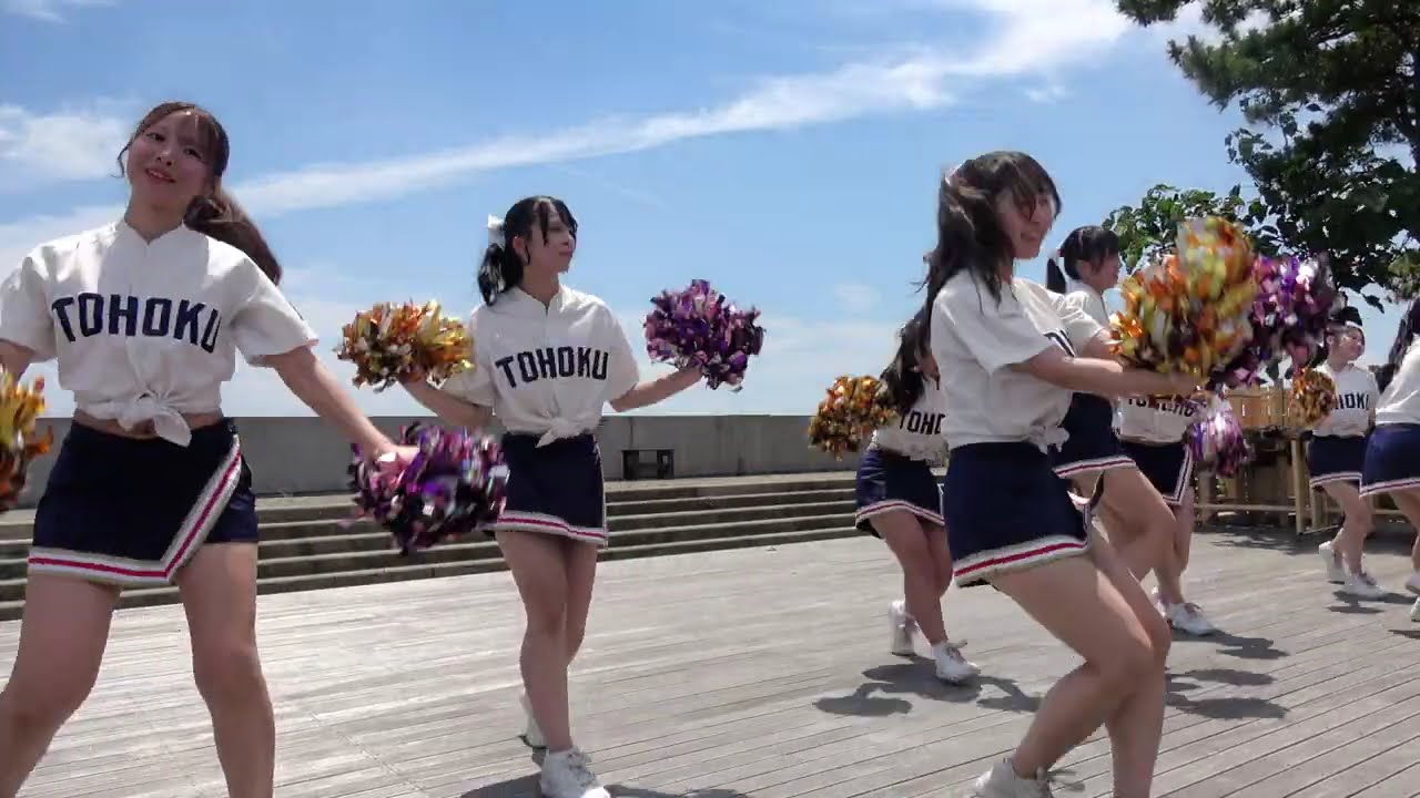 東北福祉大学 チアリーディング ユニフォーム チア 4K】東北福祉大学 チアリーディングチーム ASCEND & Red 後編