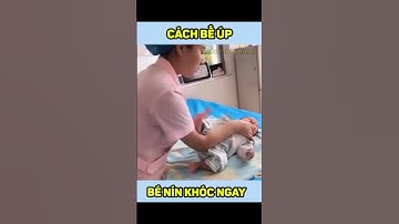 Cách bế dỗ bé nín khóc ❤️ Shop Sữa cho bé yêu