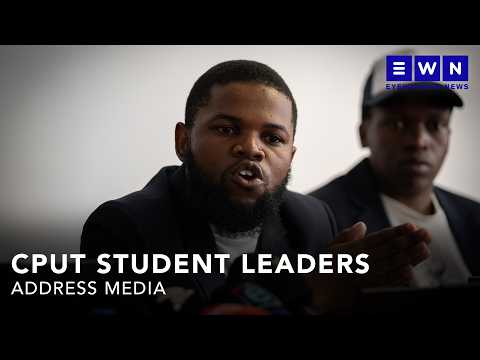 'All is not well at CPUT': Student leaders address the media