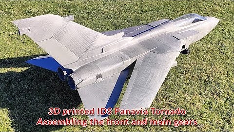 DIY 3d printed IDS Panavia Tornado Assembling Front and Main Gear #Jet #printed #diy